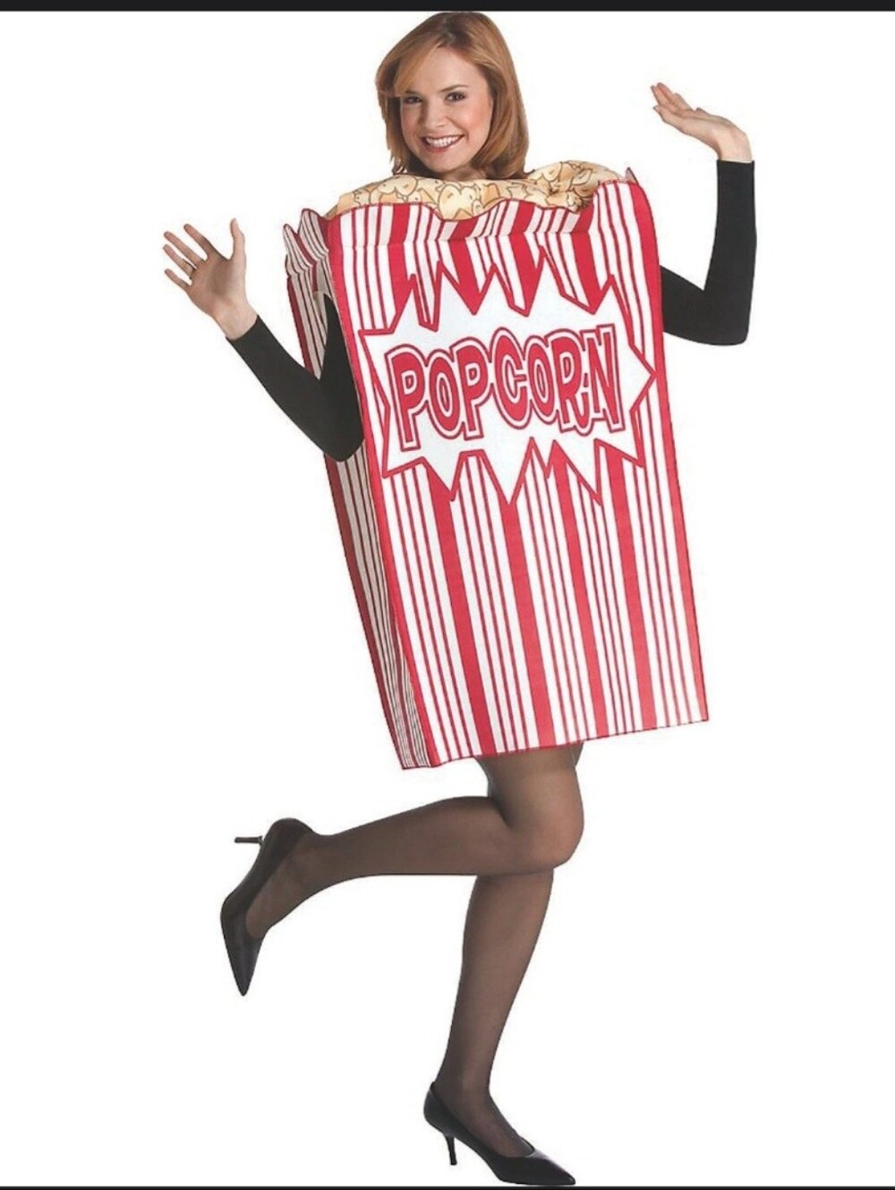 New Rasta Imposta Movie Night Popcorn Halloween Costume Adult One Size Fits Most